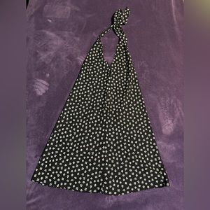Floral Mini Halter Dress